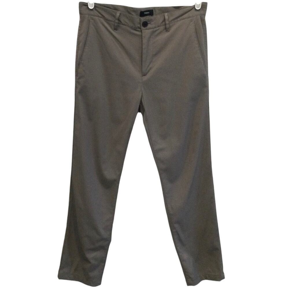 Theory Womens Pants 30 Zane Grey Gray Classic Corporate‎ Preppy Business Casual